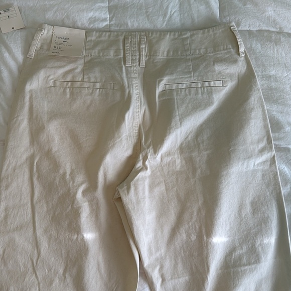 NWT A New Day Pant high rise straight hip & thigh cream color stretch (A1) - Picture 4 of 7
